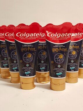 HARRY POTTER Colgate Tooth Paste Lot of 20 Tubes BNIP Bubbling Cauldron 75ml
